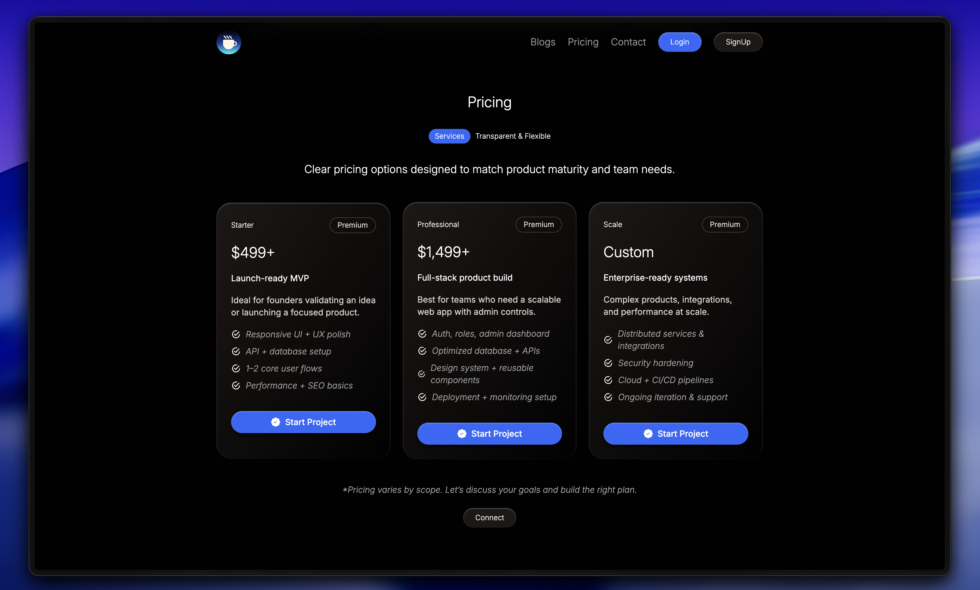 Full Stack Engineer Website project image 3