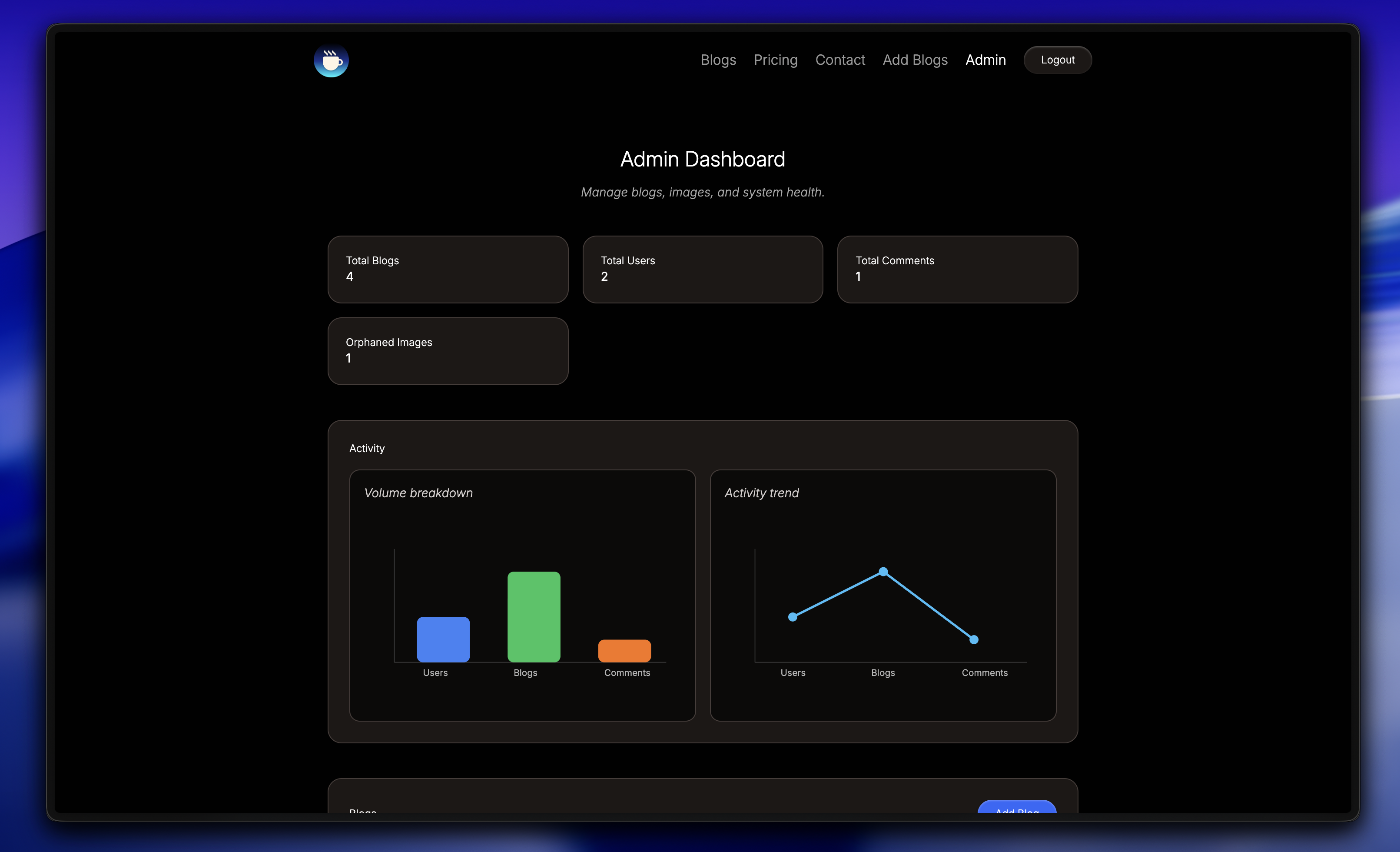 Full Stack Engineer Website project image 4